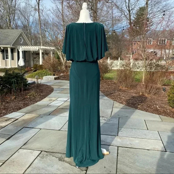 NWT BHLDN Anthropologie Lena Jersey Flutter Sleeve Maxi Dress MOB - Picture 8 of 12